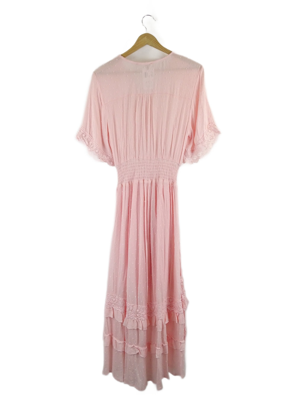 Little Coquille Pink Maxi Dress 8