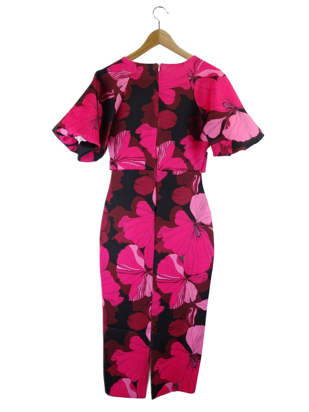 Little Party Dress Pink Floral Midi Dress 6