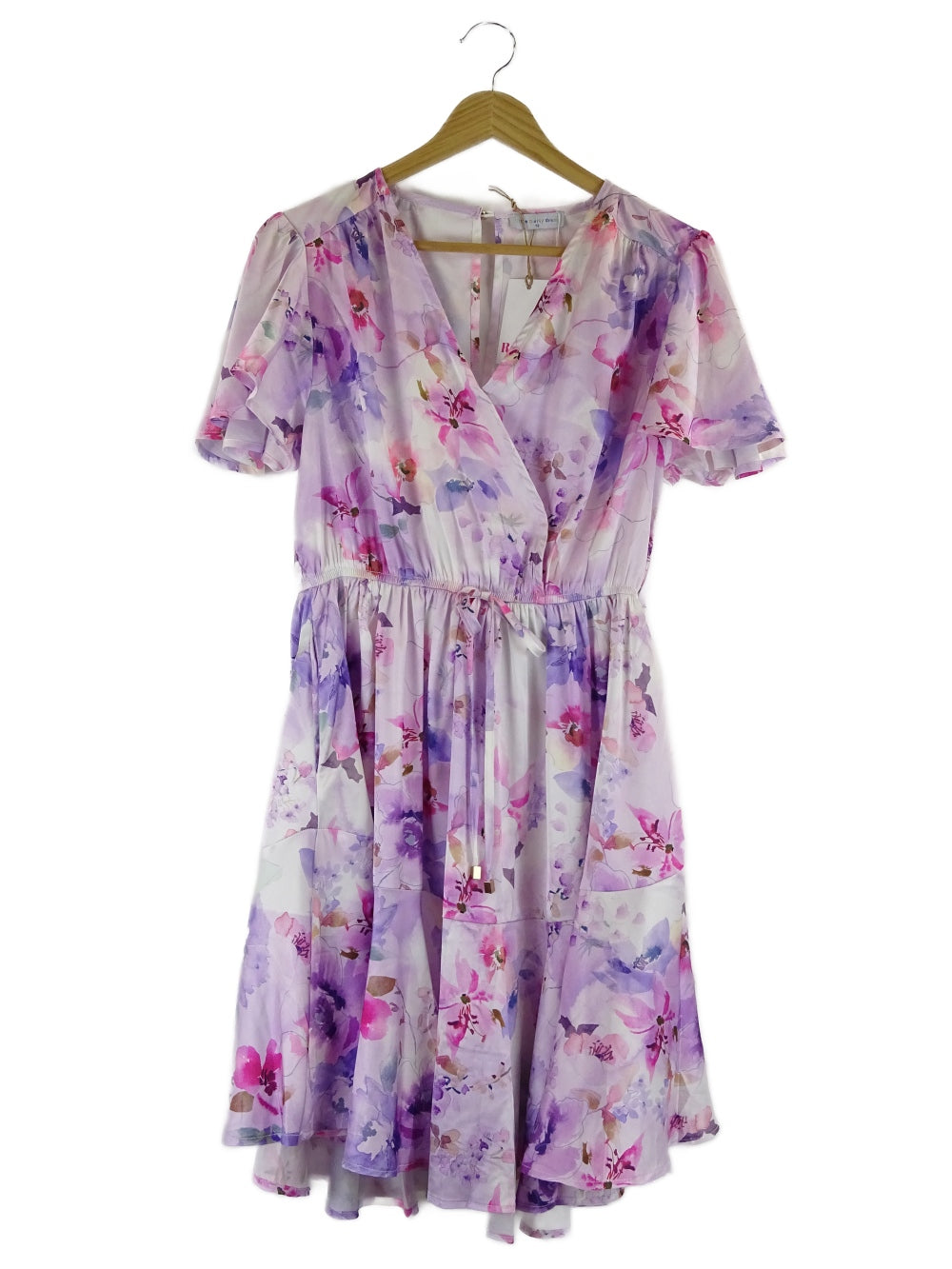 Little Party Dress Purple Floral Dress 10