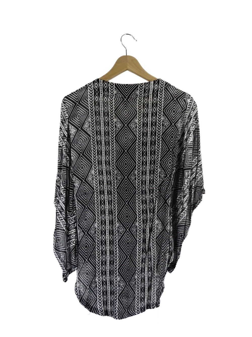 Ripcurl Black And White Kaftan Blouse 10