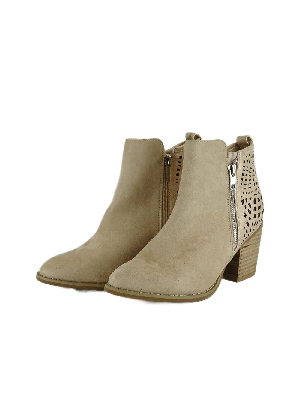 I Love Billy Cream Suede Boots AU/US 6 (EU 37)