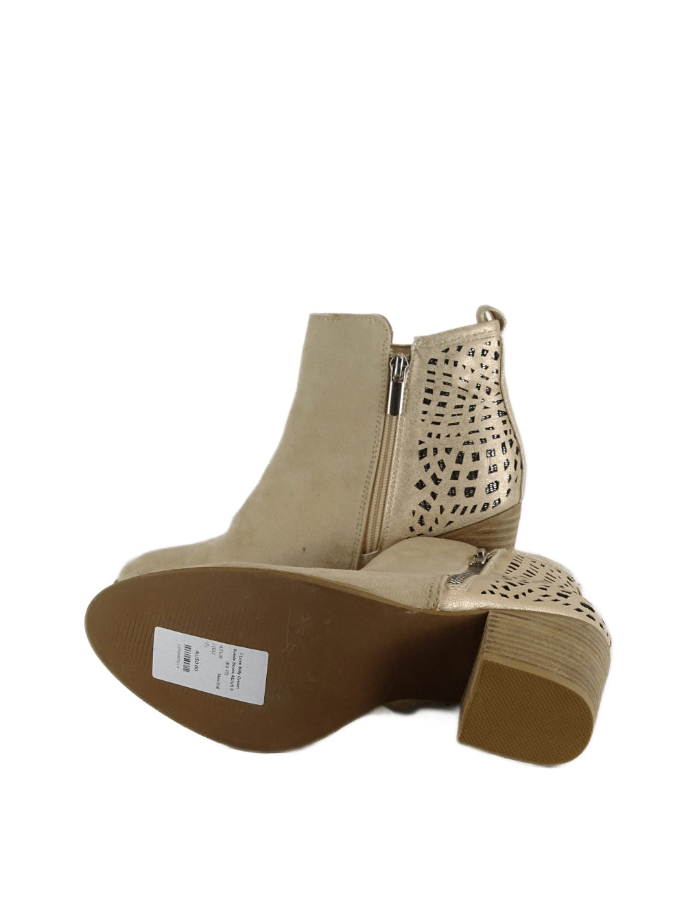 I Love Billy Cream Suede Boots AU/US 6 (EU 37)