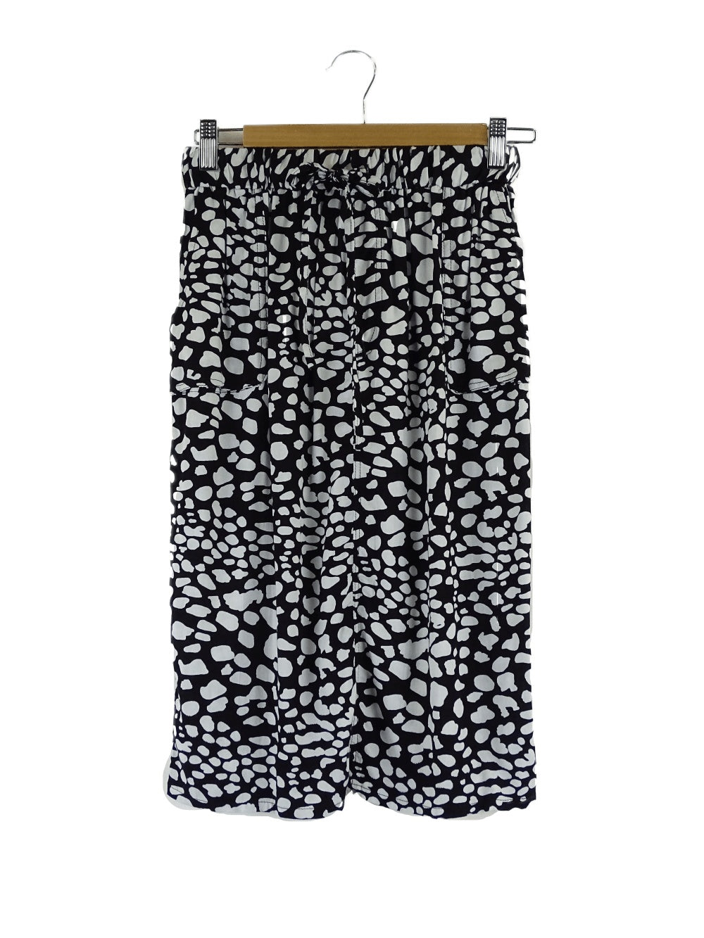 Freez Black and White Printed Mini Skirt S