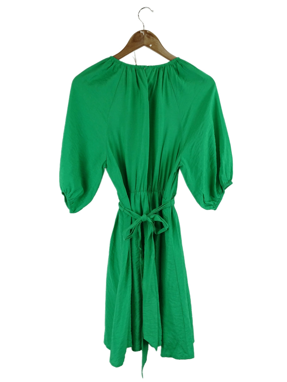 Sportsgirl Green Dress Round Neckline 8