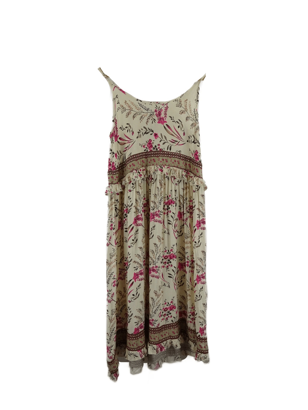 Mutig Floral Cream Dress S