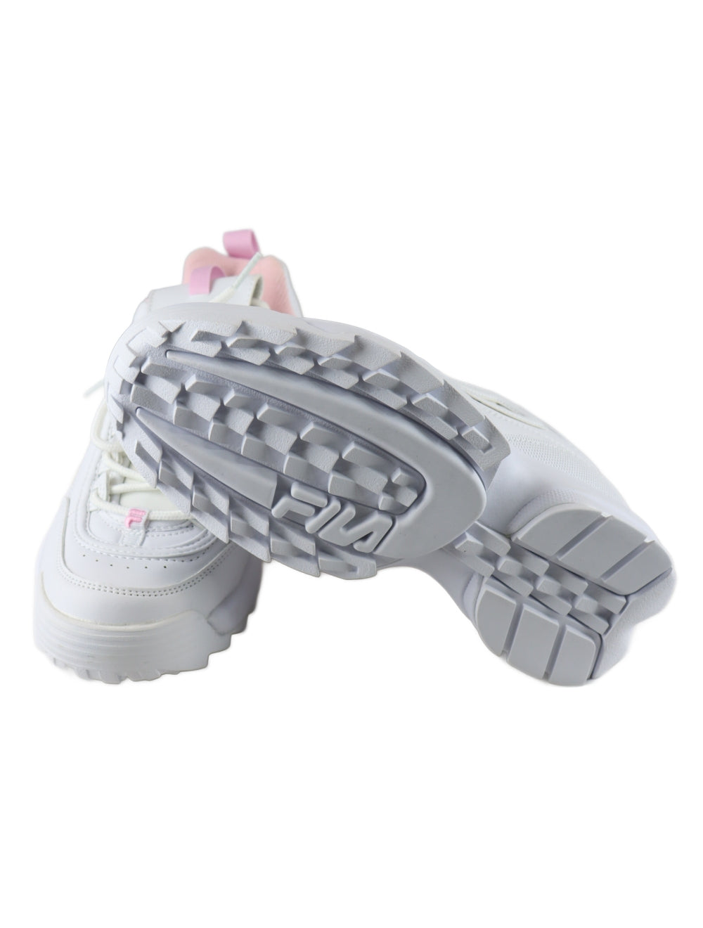 Fila Pink And White Sneakers 8 Reluv Clothing Australia