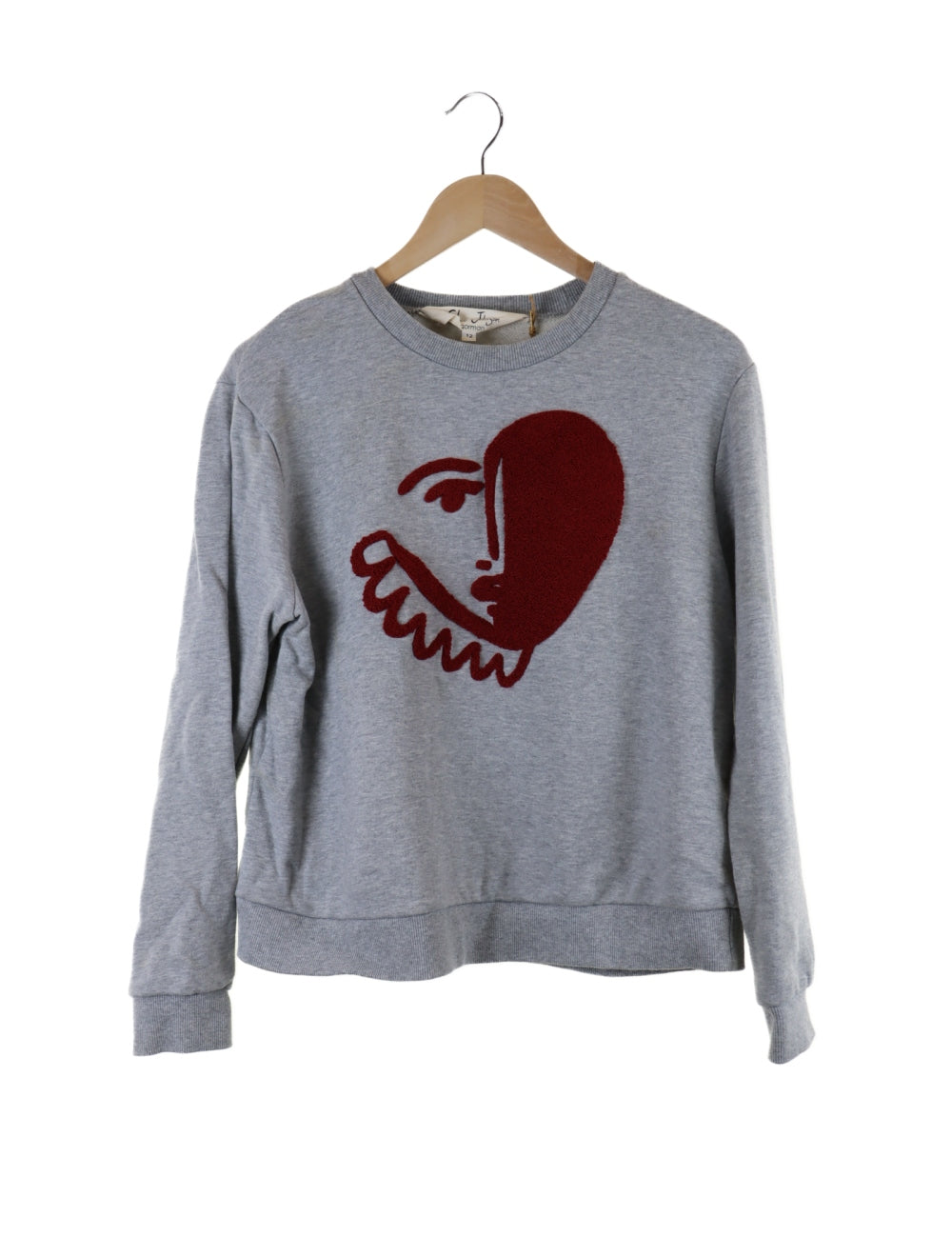 Gorman - Claire Johnson Grey and Red Jumper 12