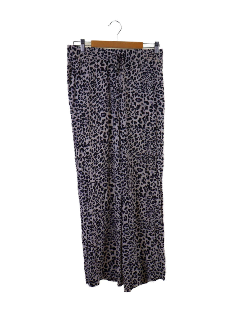 Decjuba Black And White Animal Print Pants M