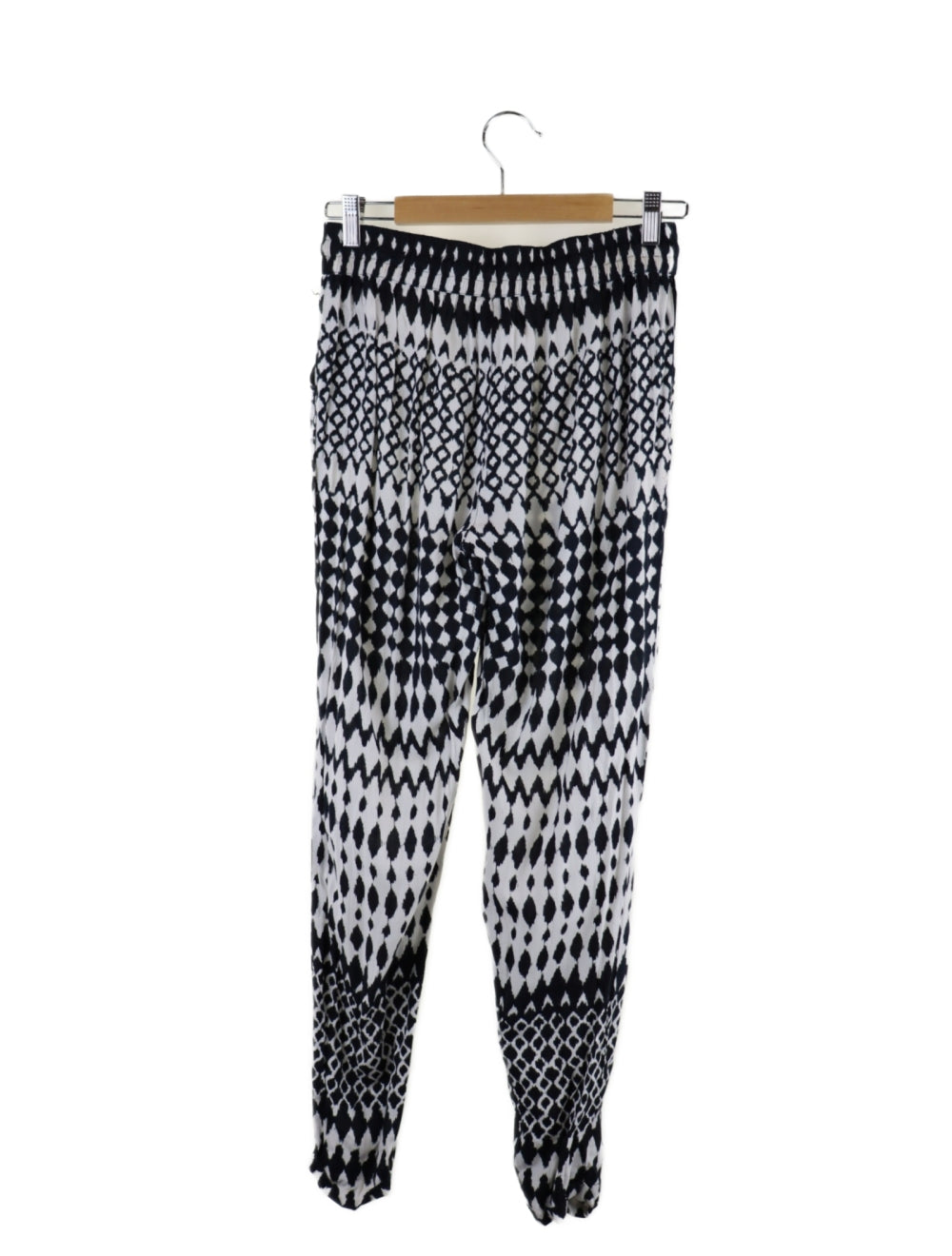 L.O.V. Black And White Pants (30) XS