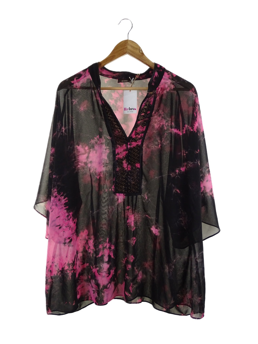 Susan Blake Black and Pink Blouse 22