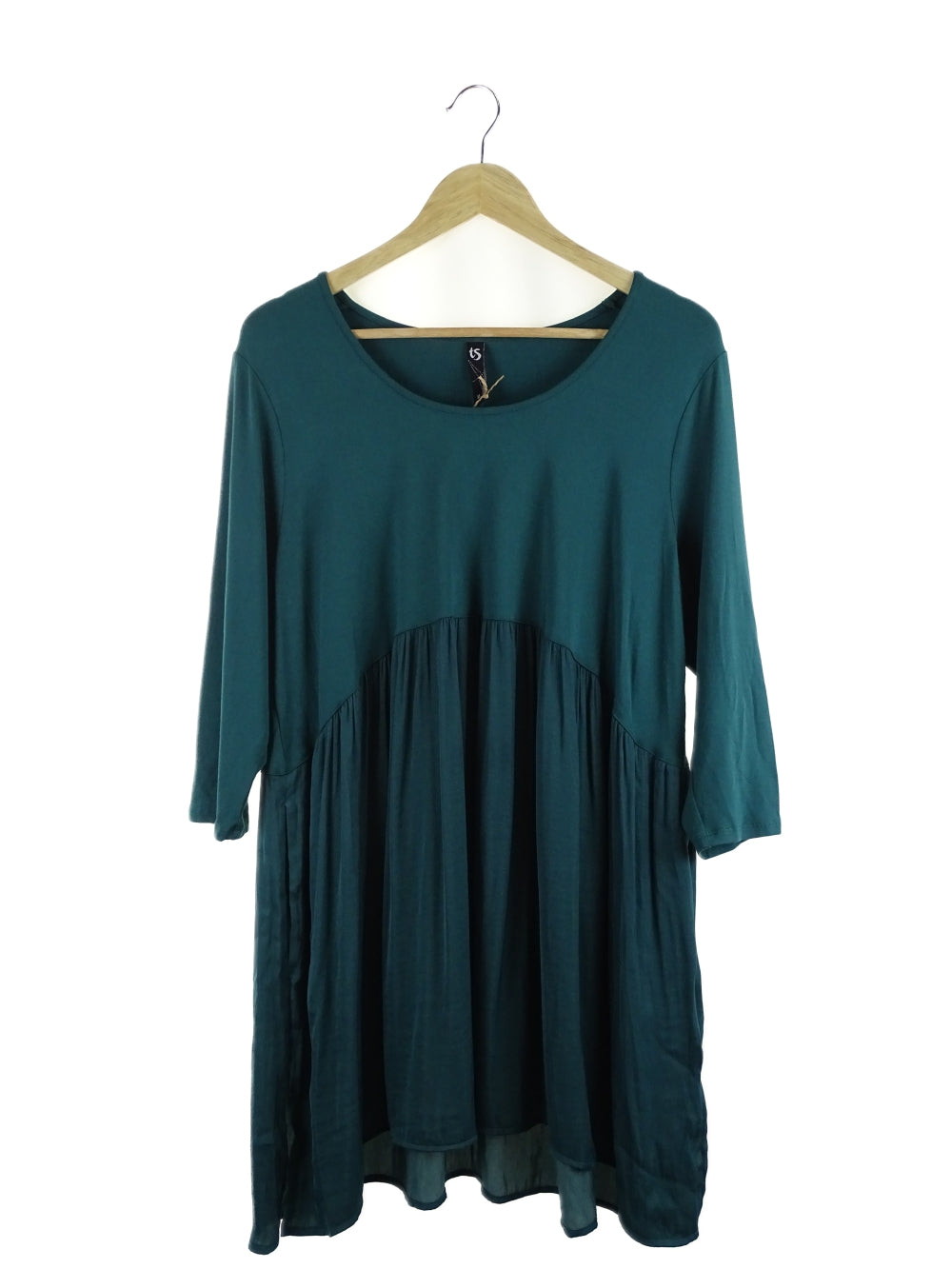 Taking Shape Green Long Sleeve Mini Dress XS