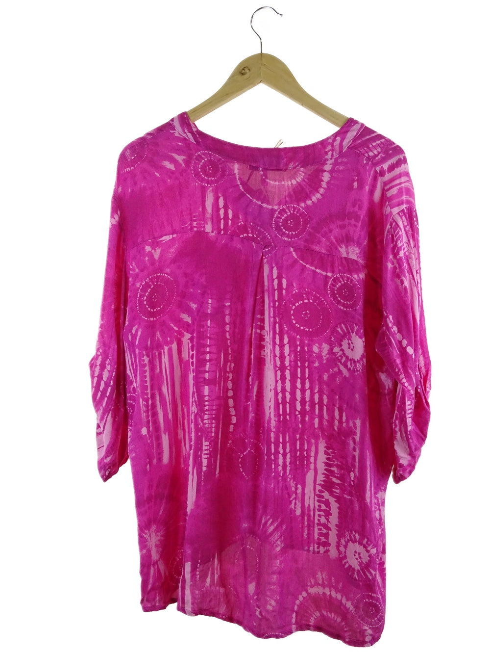 Bottega Moda Pink Tie Dye Blouse 14