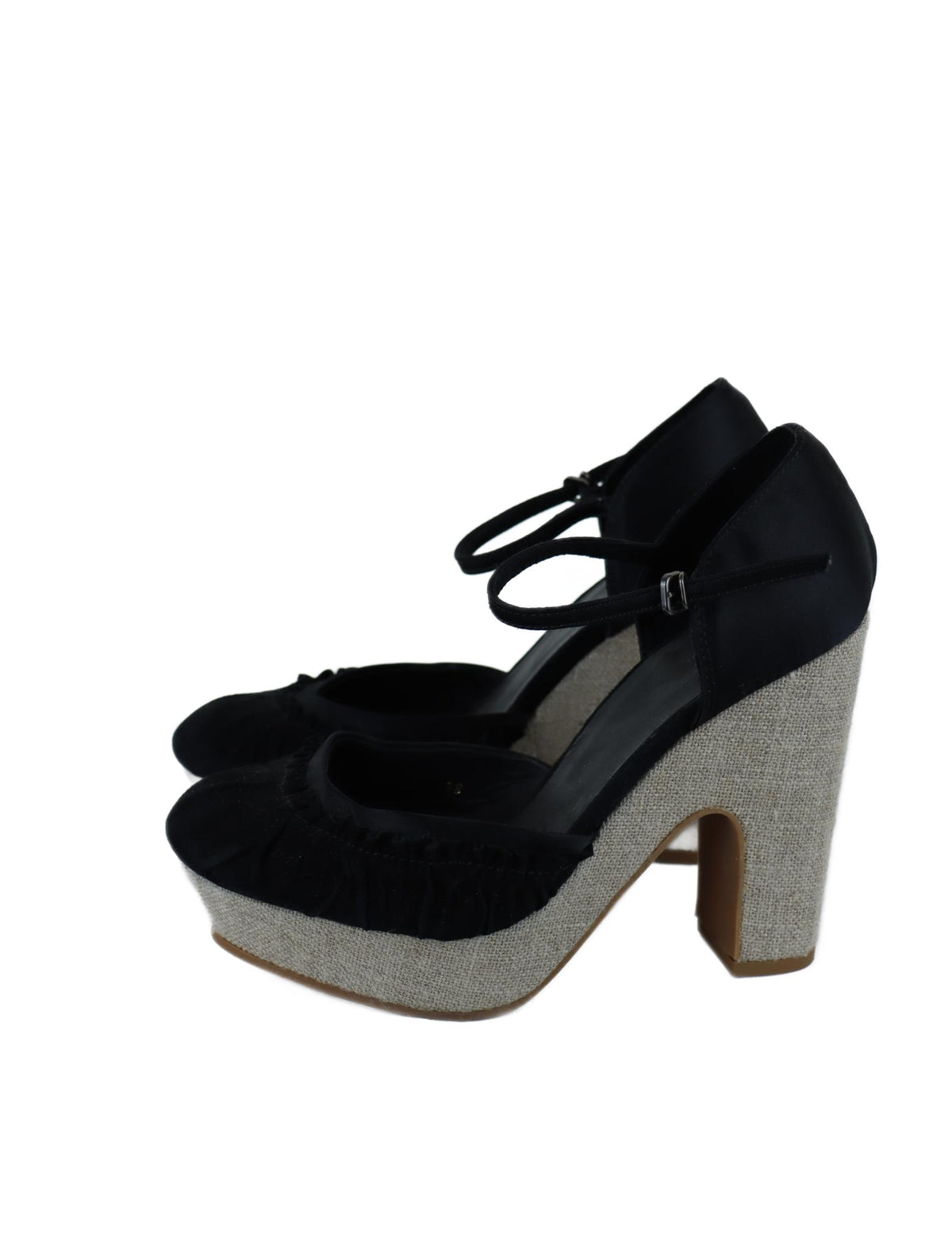 Hoss Black Wedges 8