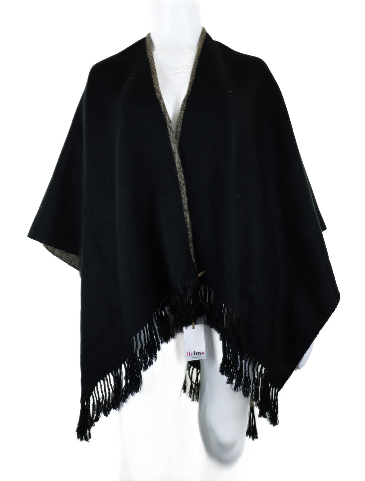 Boutique Black and Brown Shawl