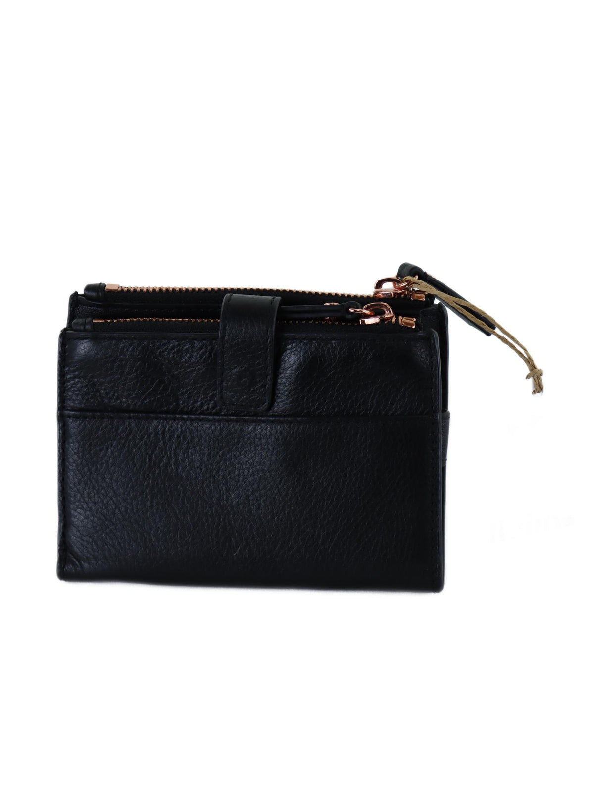 Mimco Black and Rose Gold Mini Purse