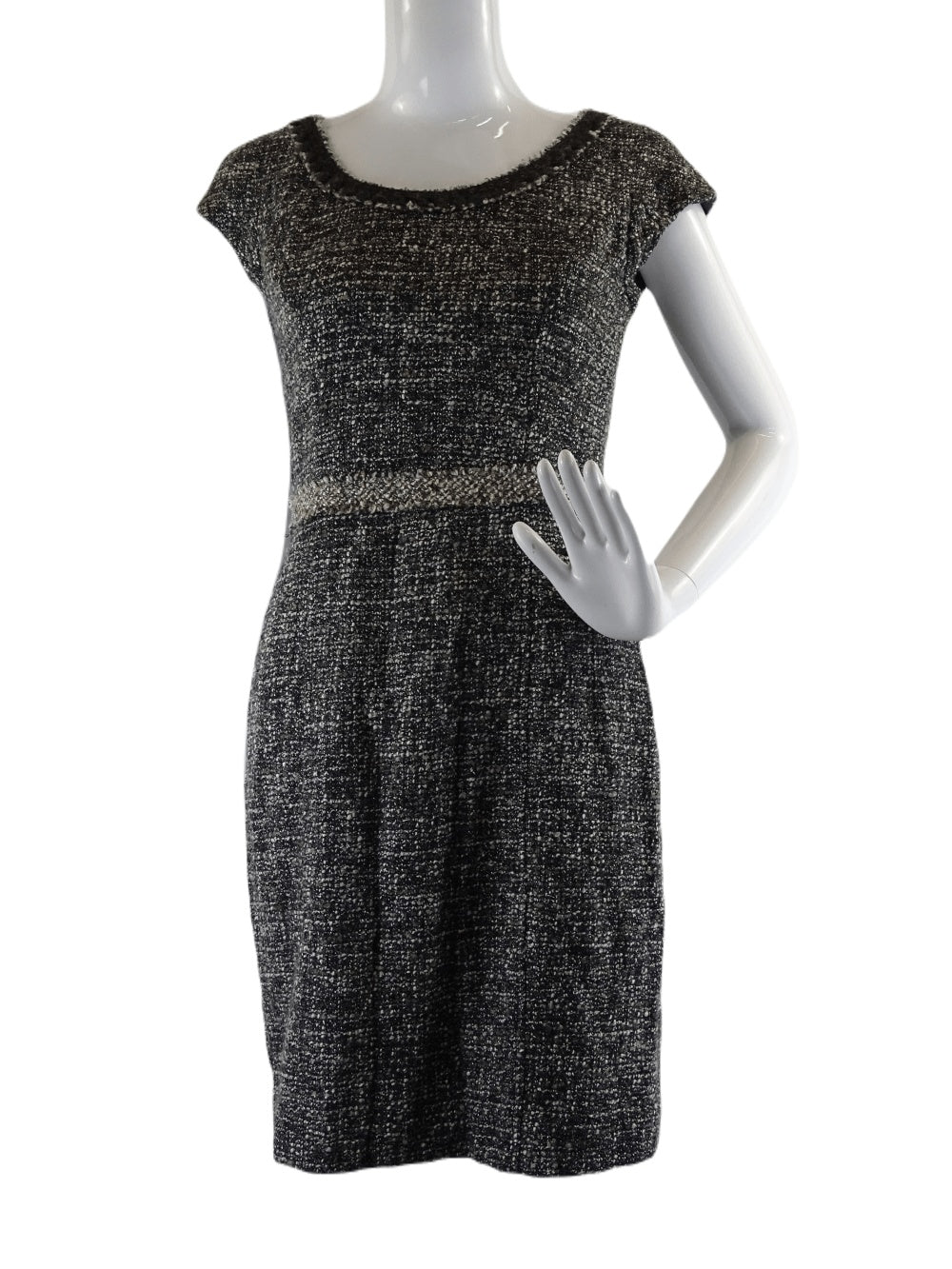 Rebecca Taylor Woven Grey Dress S