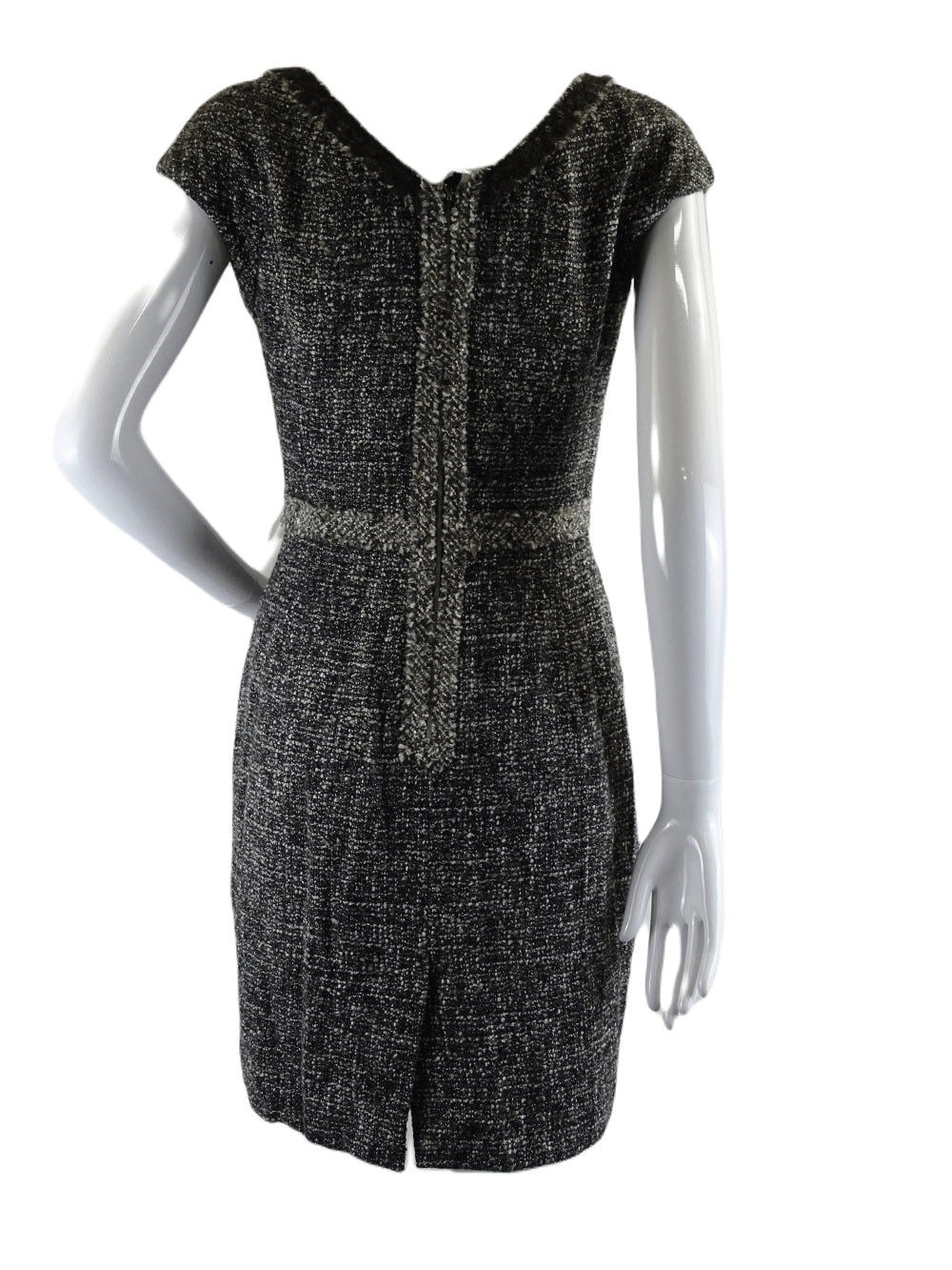 Rebecca Taylor Woven Grey Dress S