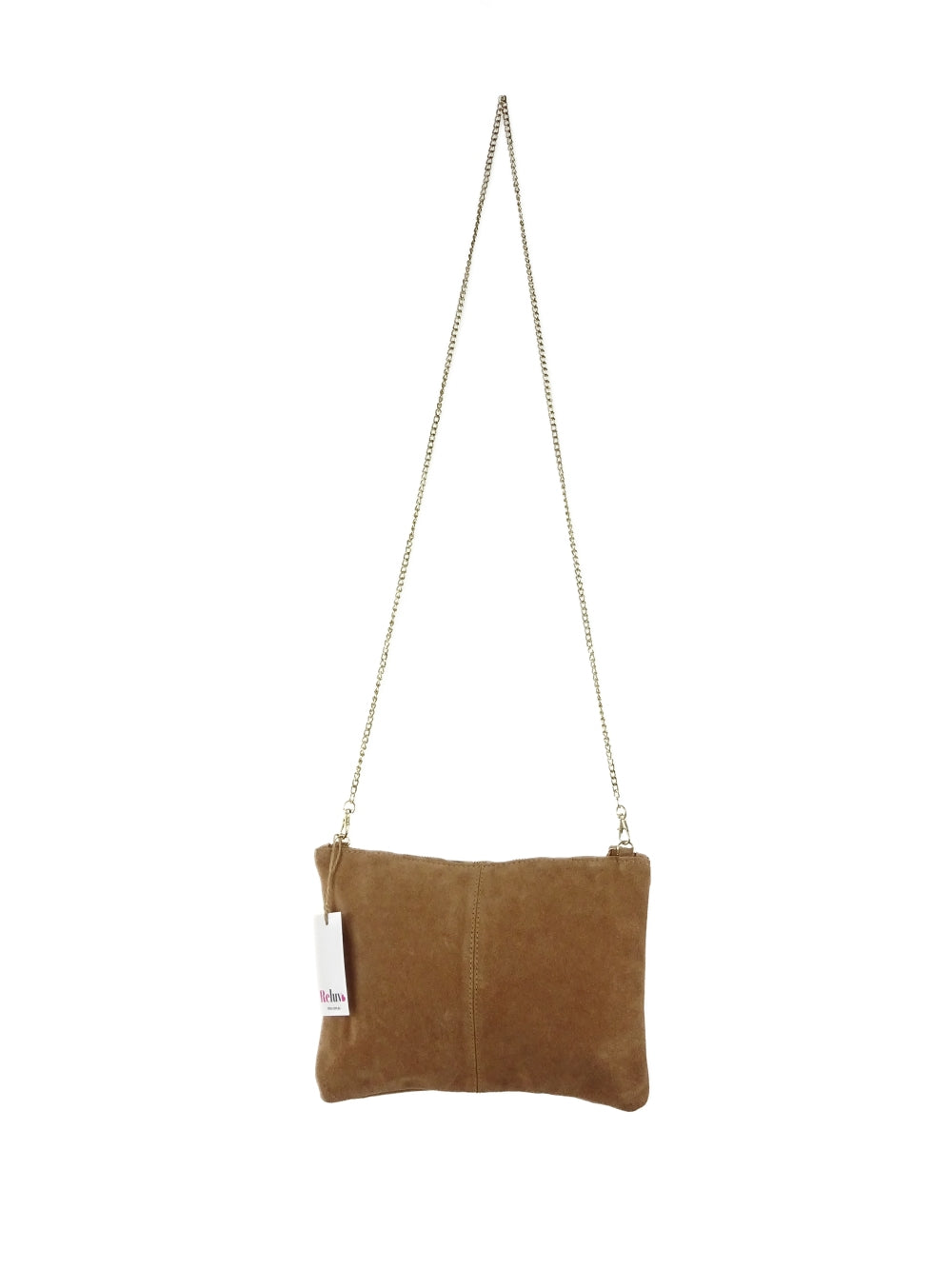 Sportsgirl Tan Suede Crossbody Bag