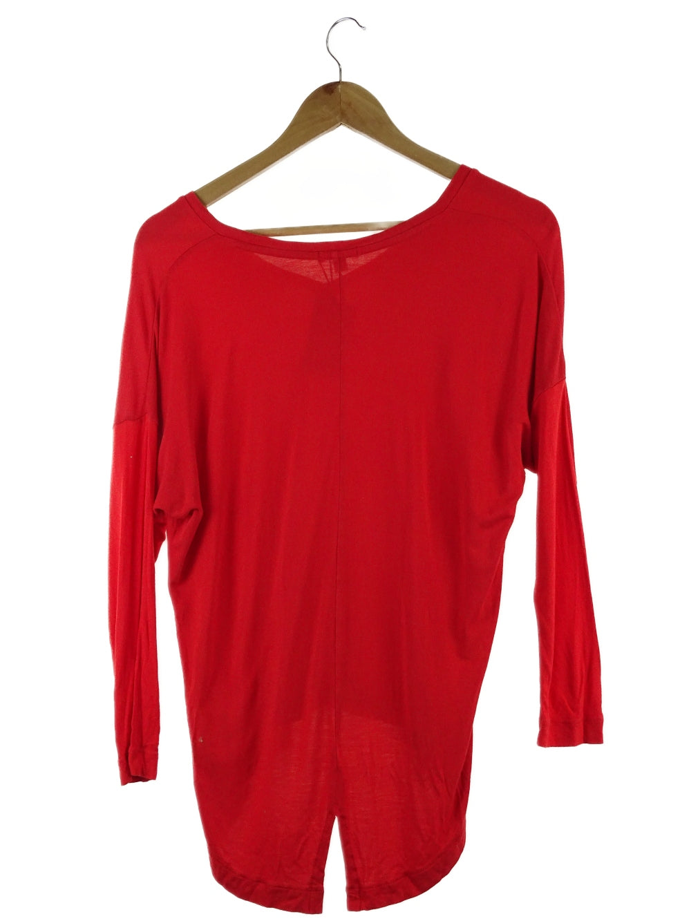 Gap Red V- Neck Longsleeve Top S