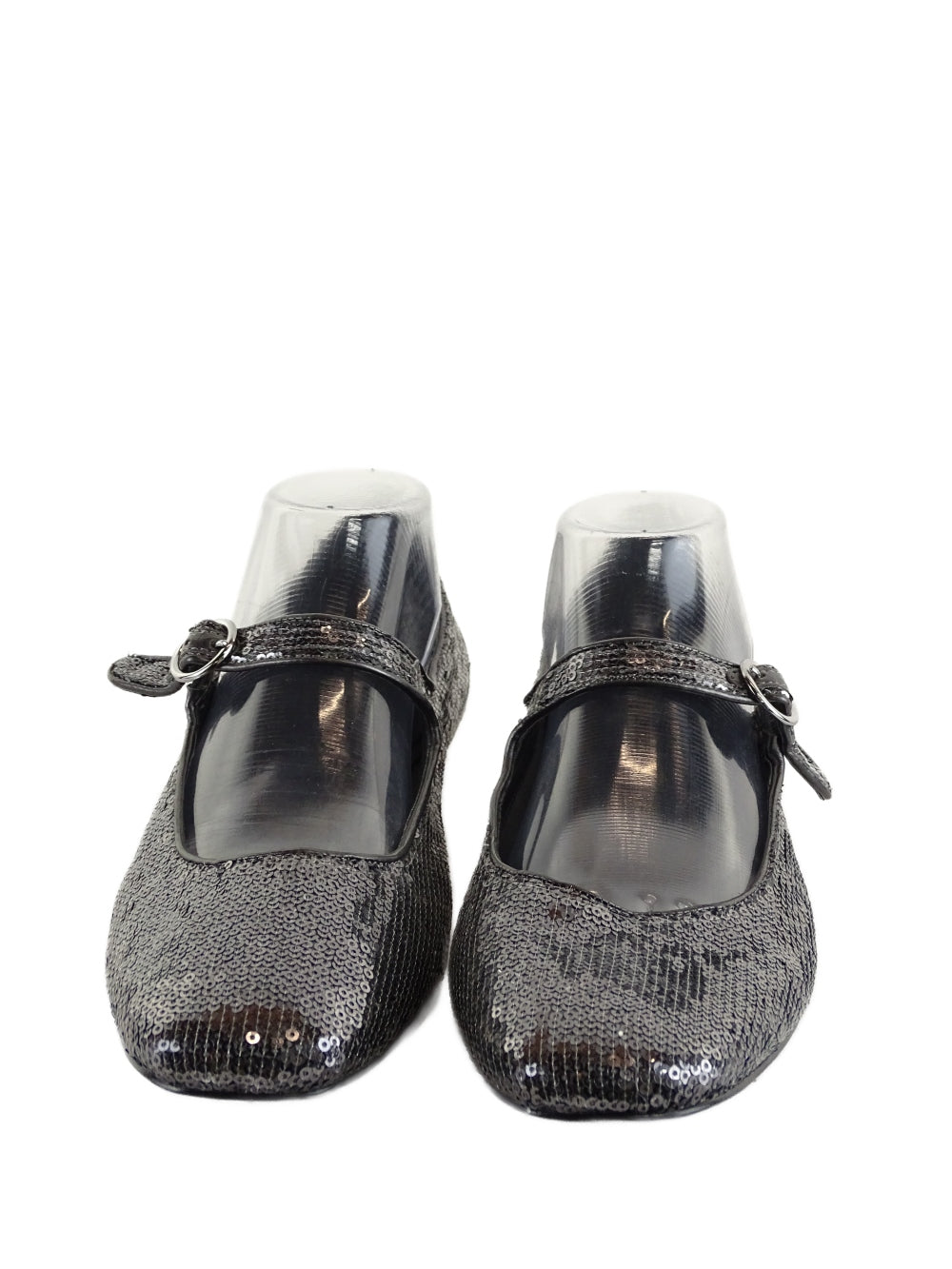 Charles &amp; Keith Grey Sequin Flats AU/US 10 (EU 41)