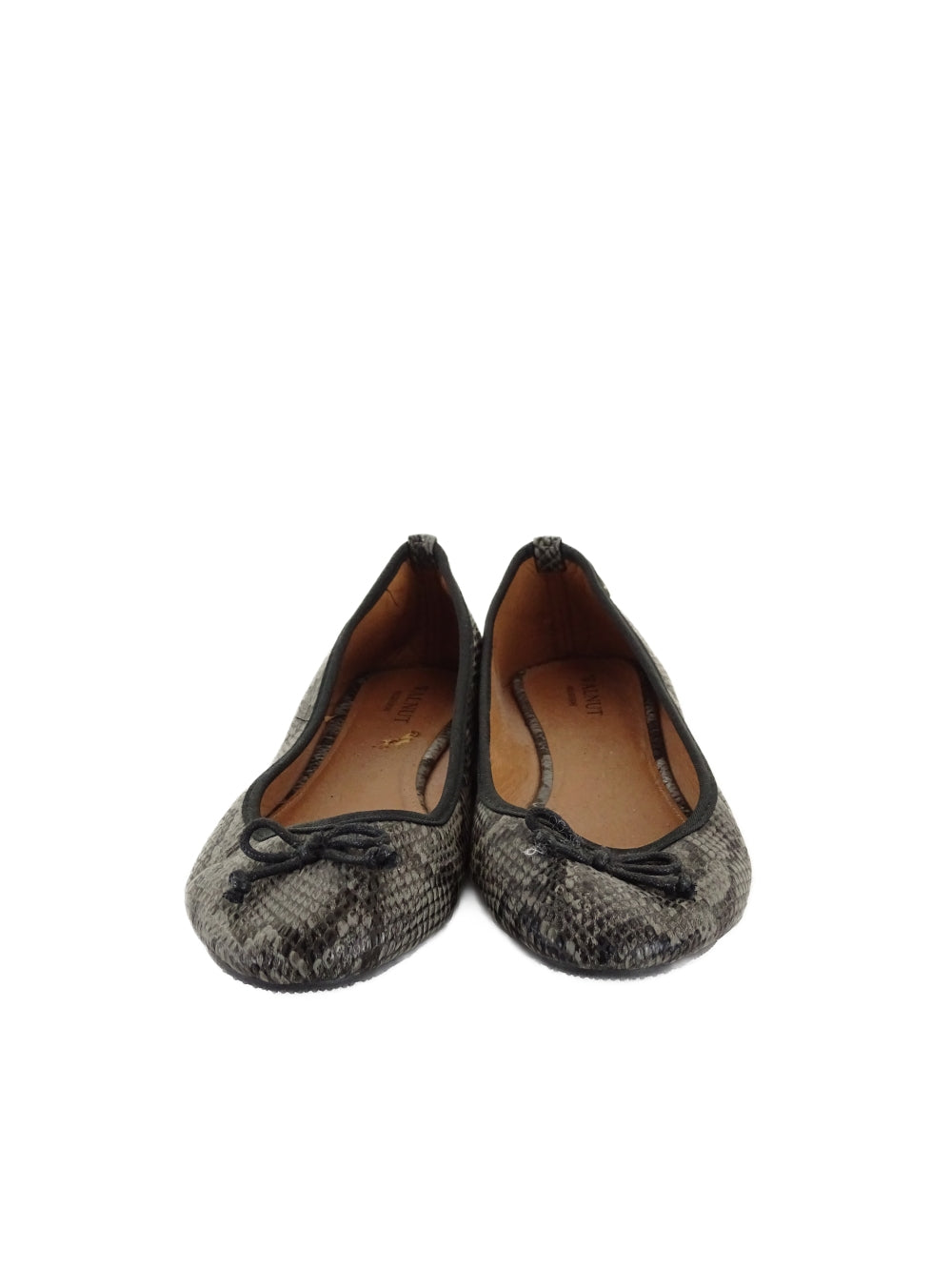 Walnut Snake Print Ballet Flats AU/US 11 (EU 42)