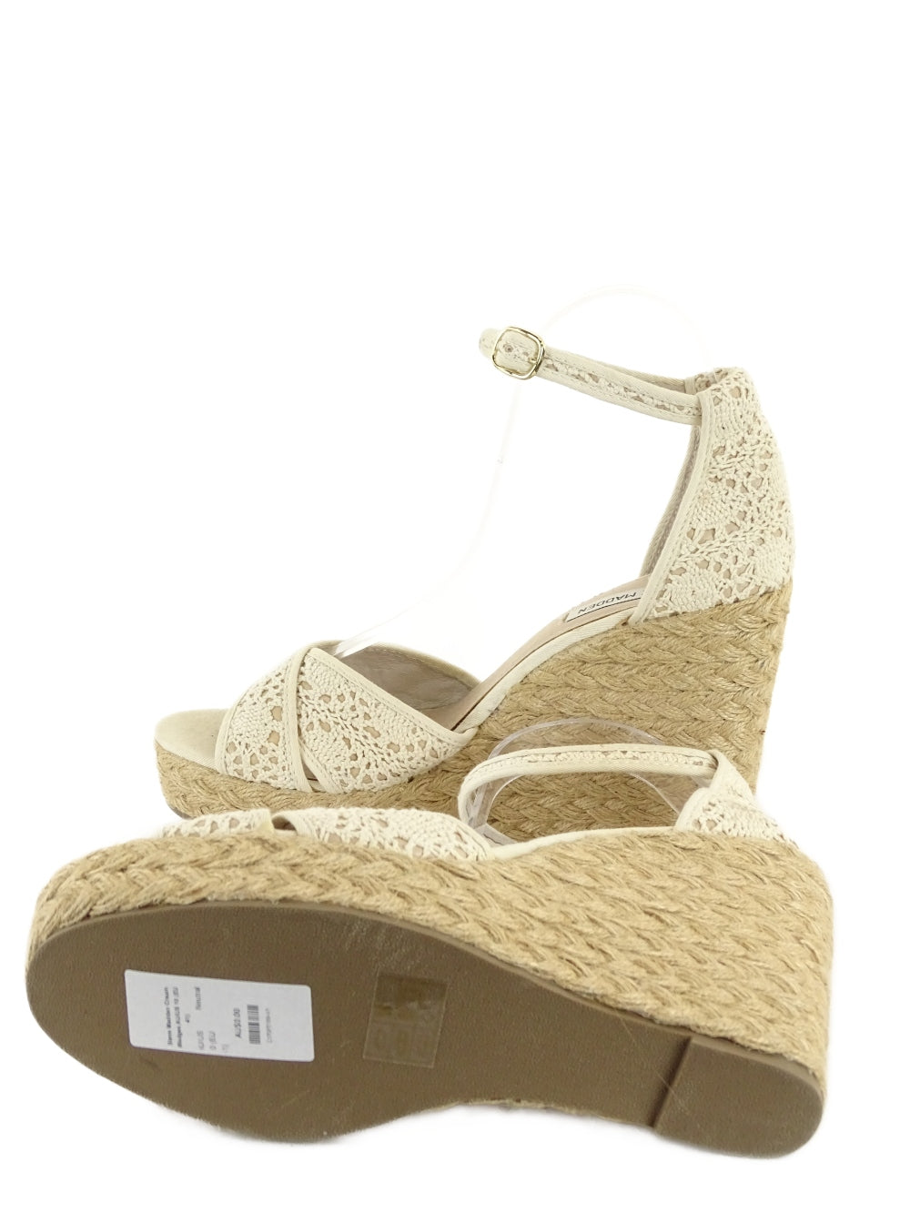 Steve Madden Cream Wedges AU/US 10 (EU 41)