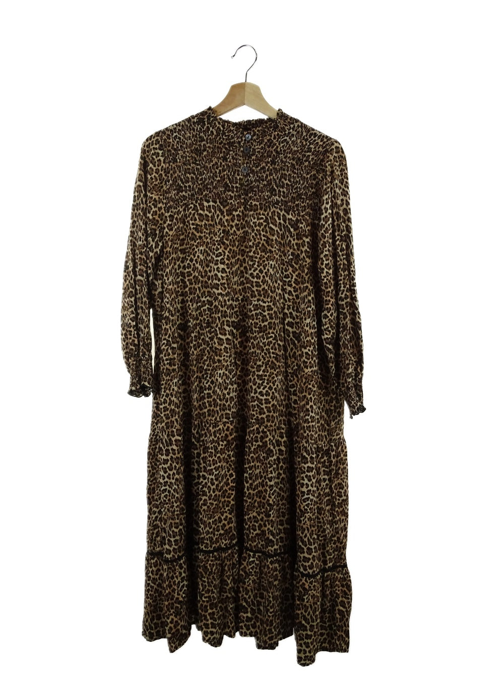 Virtuelle Animal Print Smock Dress 12