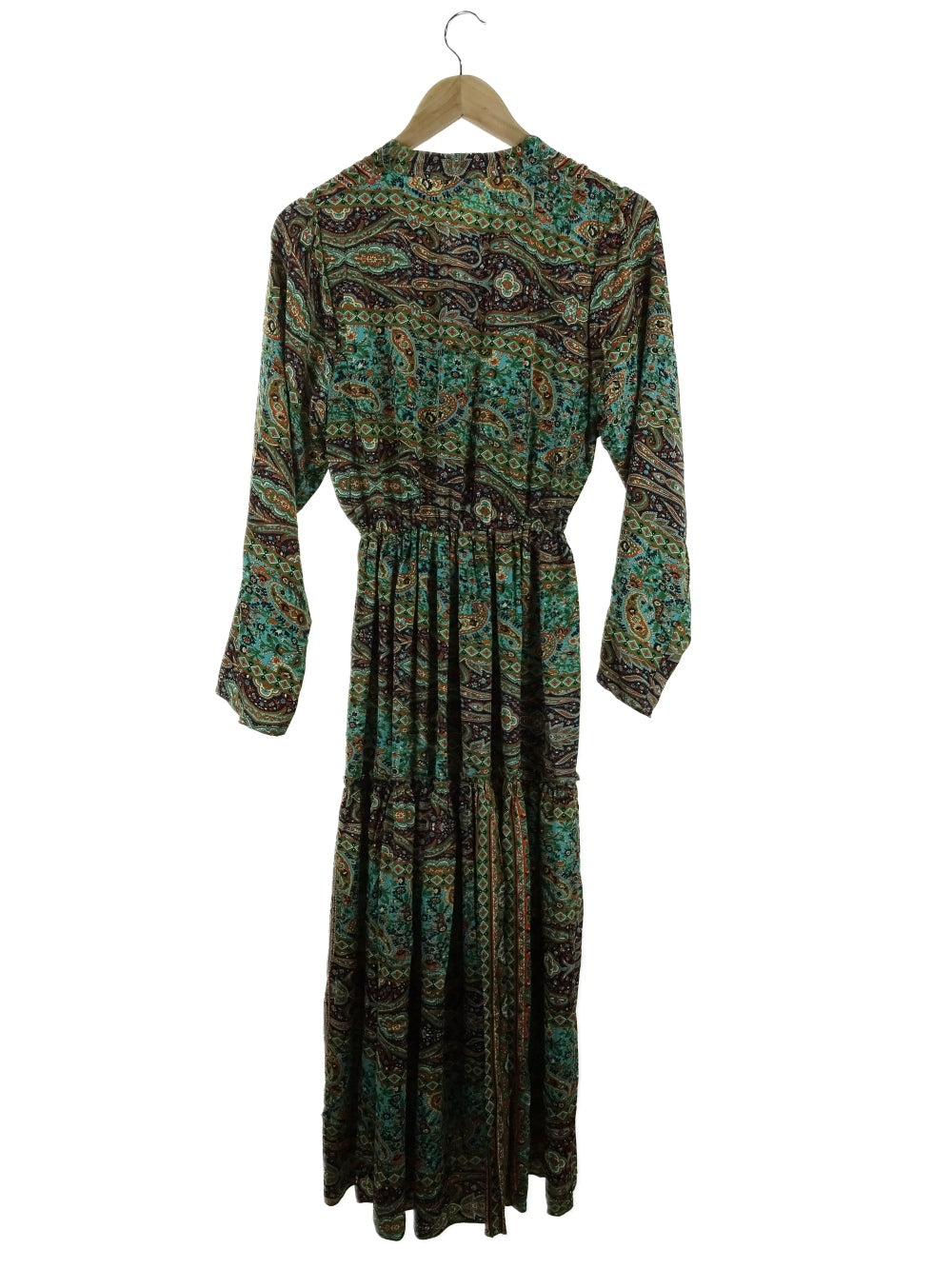 Cienna Green Printed Midi Dress XL