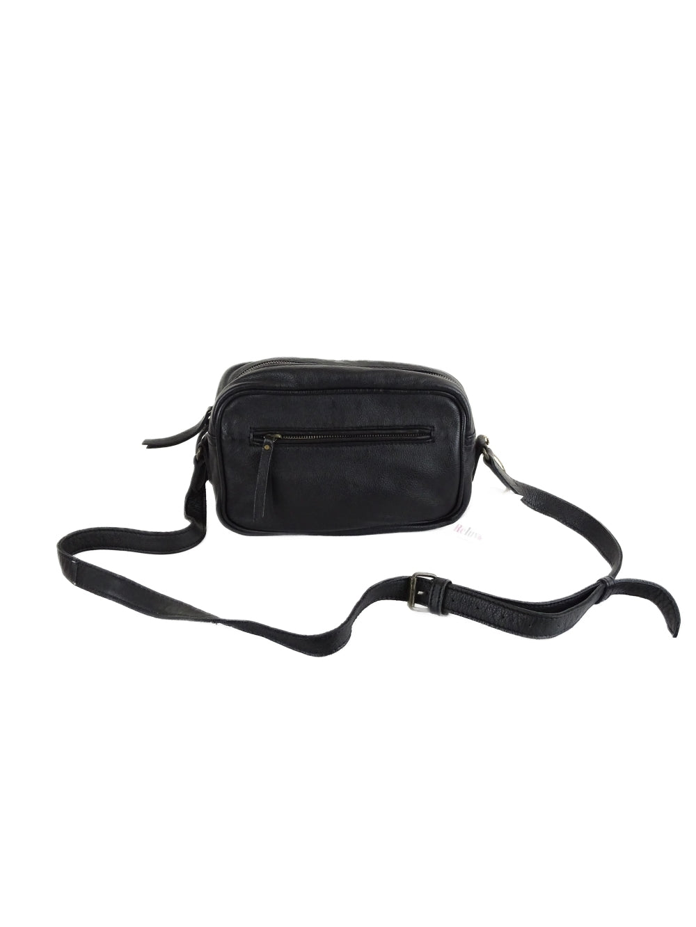 Paul Marius Black Zebra Crossbody Bag