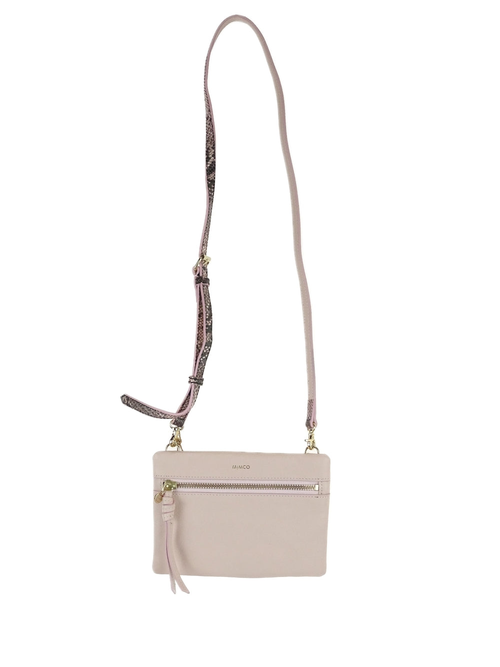 Mimco Baby Pink Crossbody Pouch