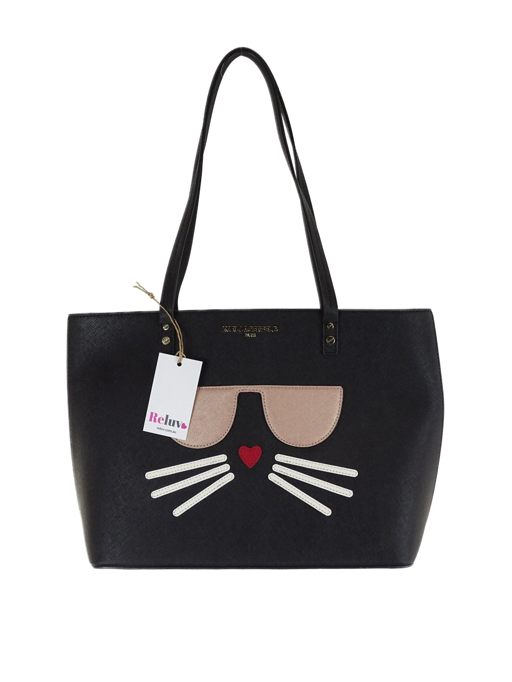 Karl Lagerfeld Black Cat Handbag