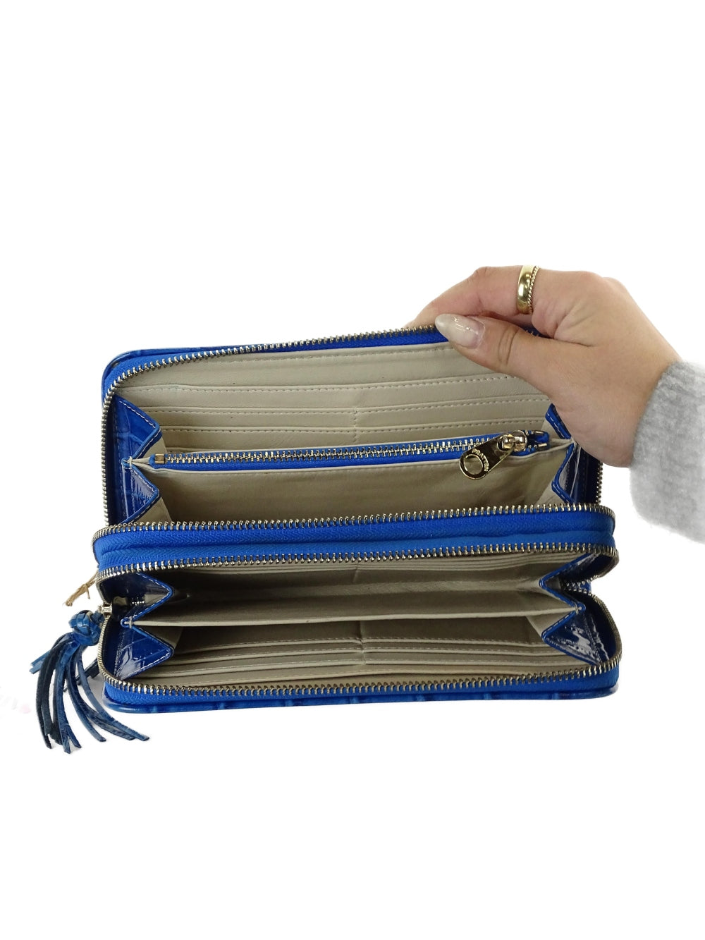 Pratten Blue Wallet