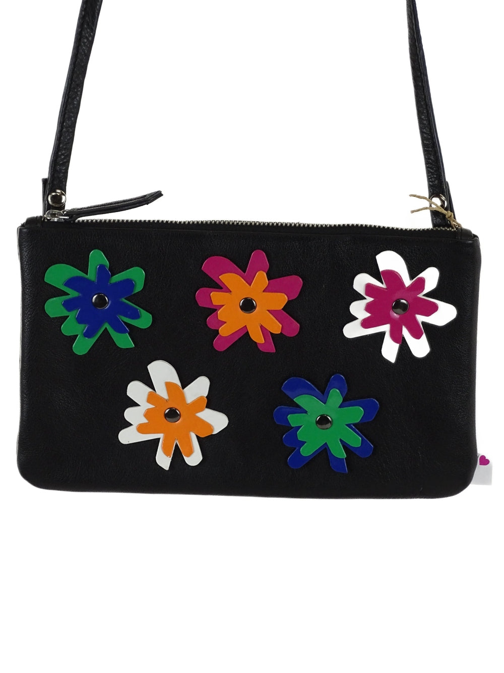 Gorman Black Flower Crossbody Bag