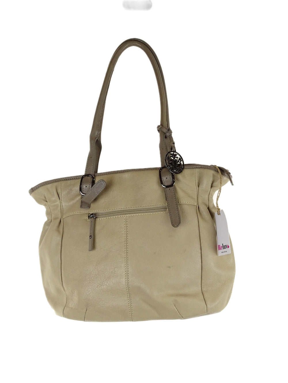 Colorado Beige Leather Shoulder Bag