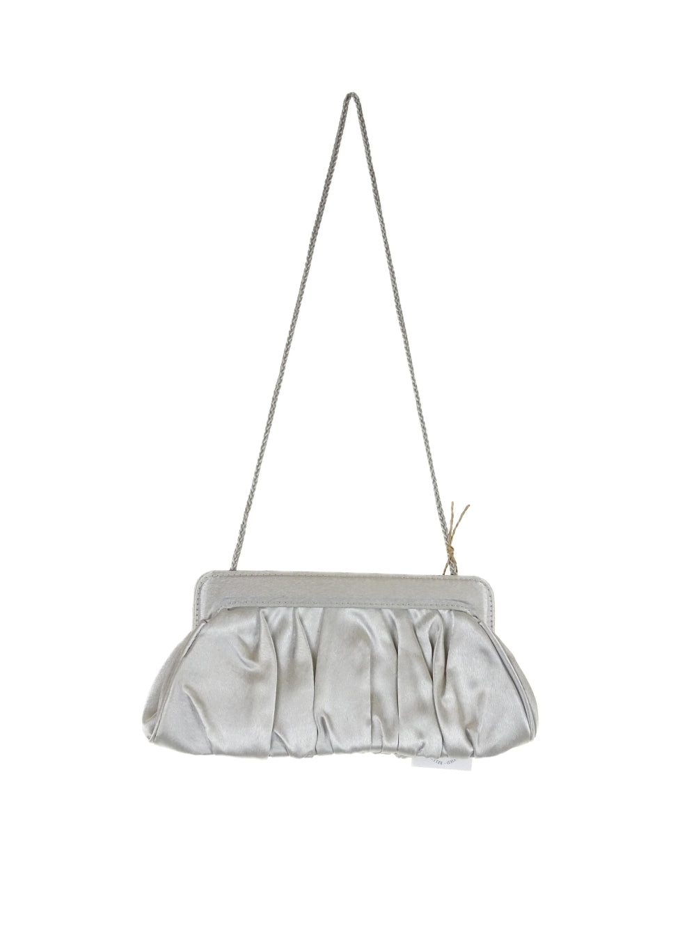 Olga Berg Silver Clutch