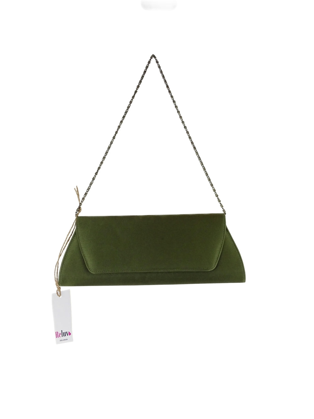 Olga Berg Green Clutch