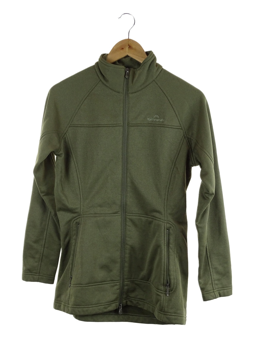 Kathmandu Khaki Green Zip Up Jumper 8