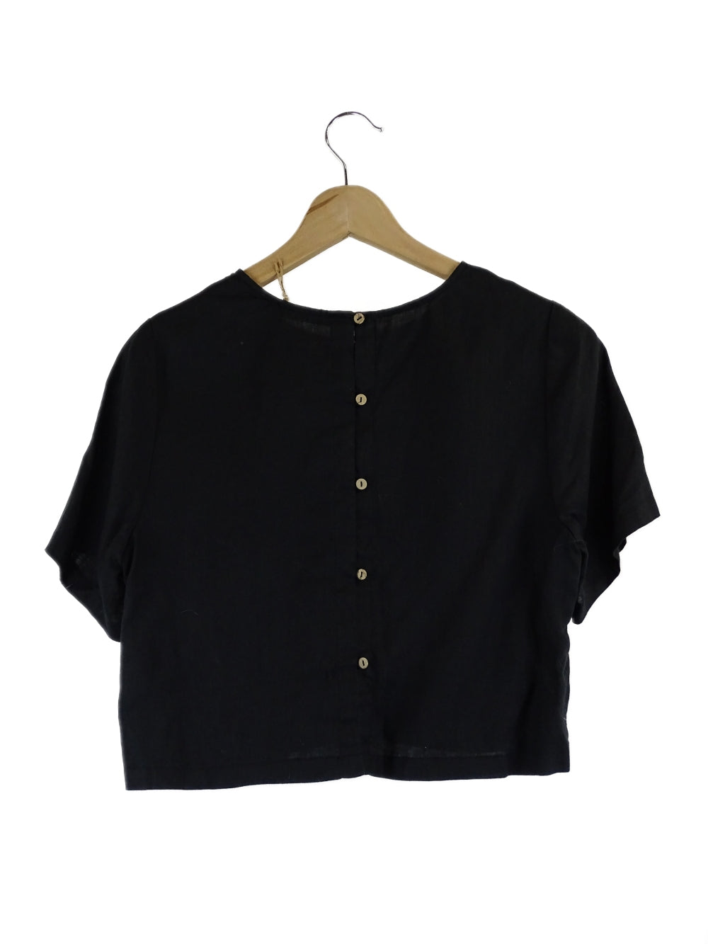 Sportsgirl Black Crop Top 8