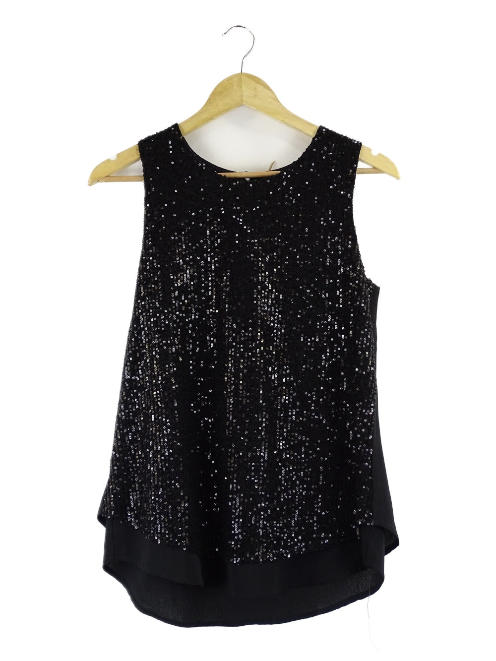 Caroline Morgan Black Sequin Top 8