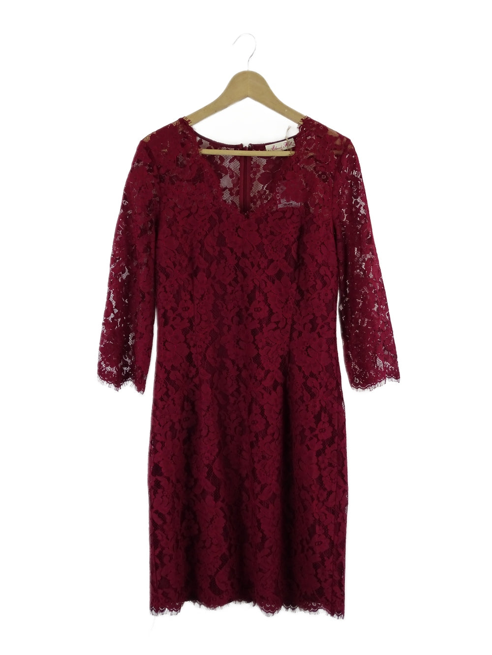 Alannah Hill Maroon Lace Mini Dress 10