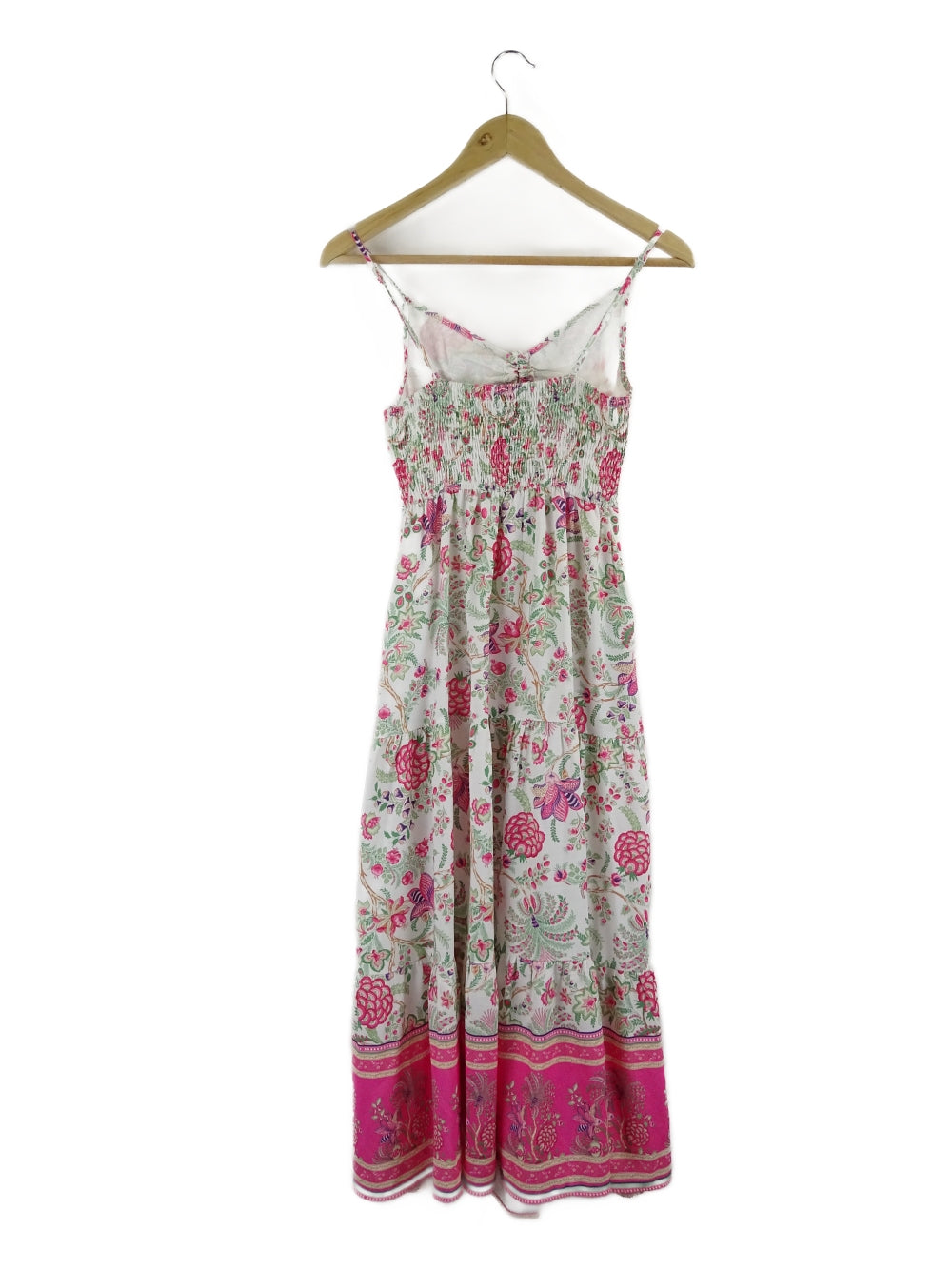 Delilah White and Pink Floral Maxi Dress 8