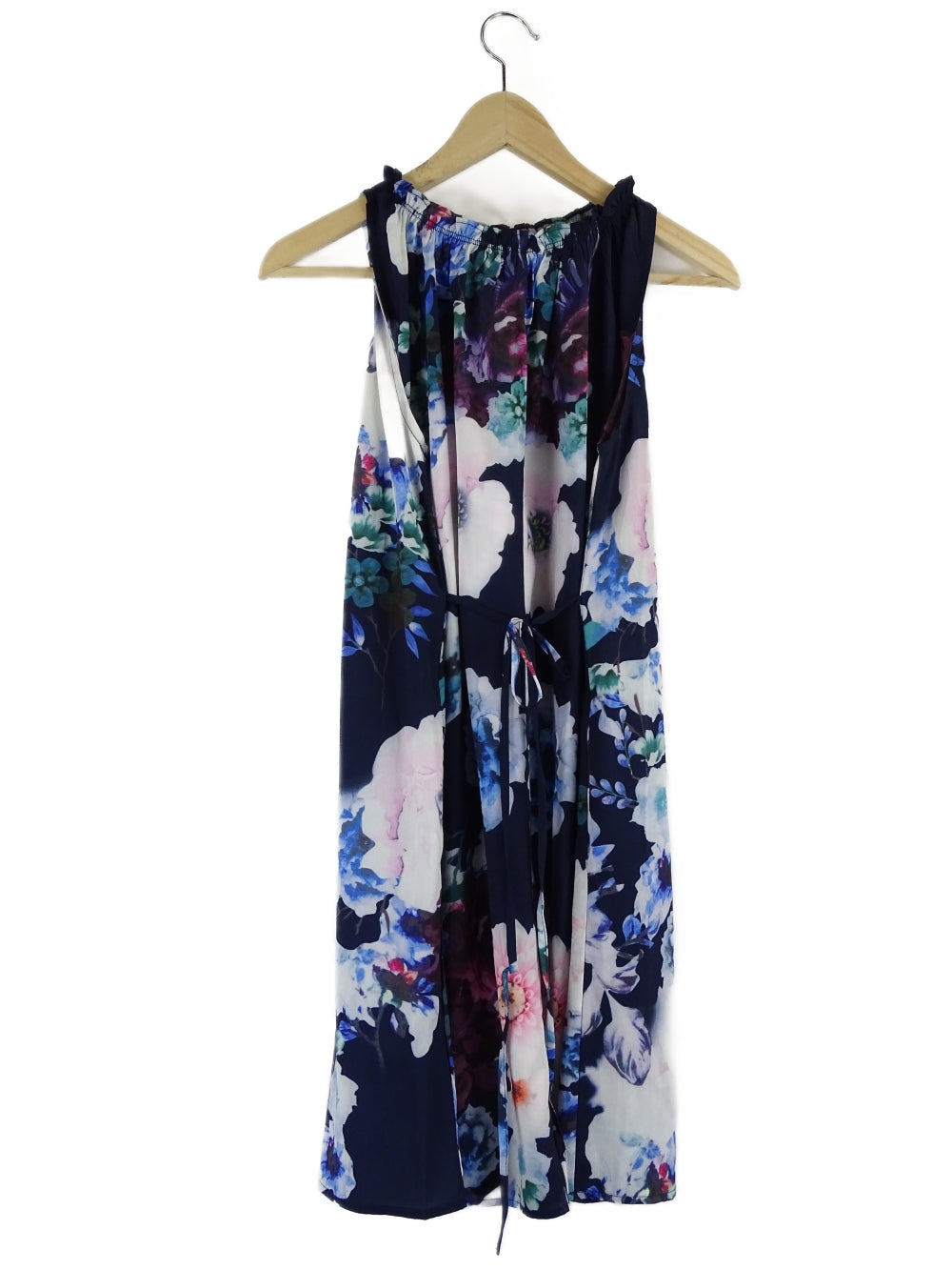 Tulip Navy Floral Printed Mini Shift Dress 8