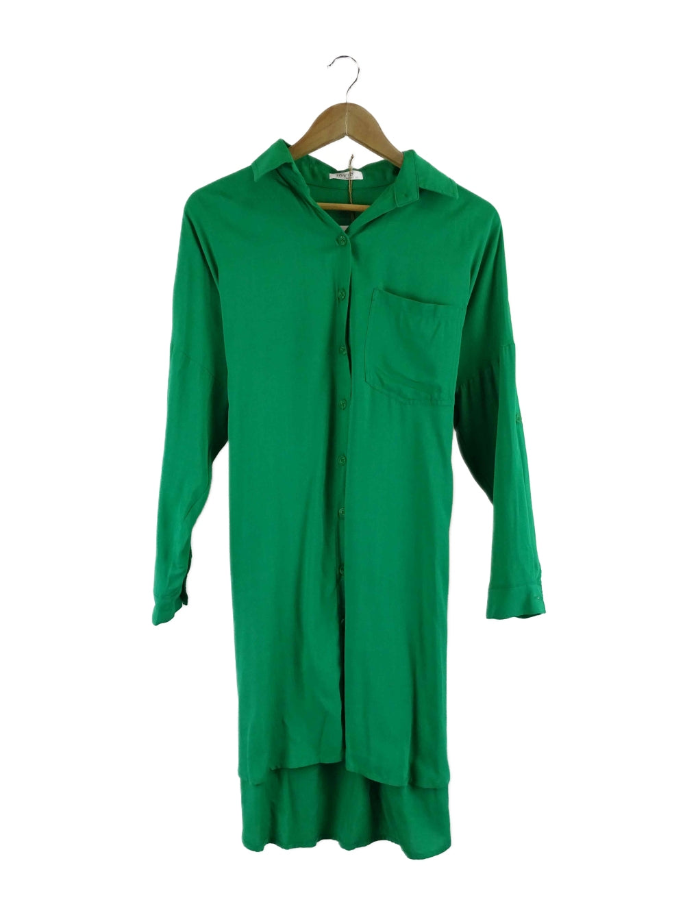 Jovie The Label Green Mini Shirt Dress 10