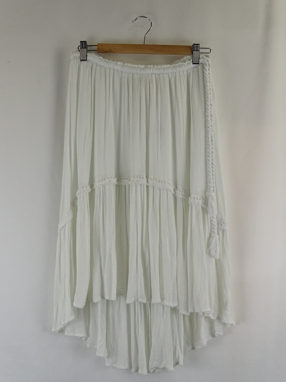 Isle Of Mine White Midi Skirt S/M