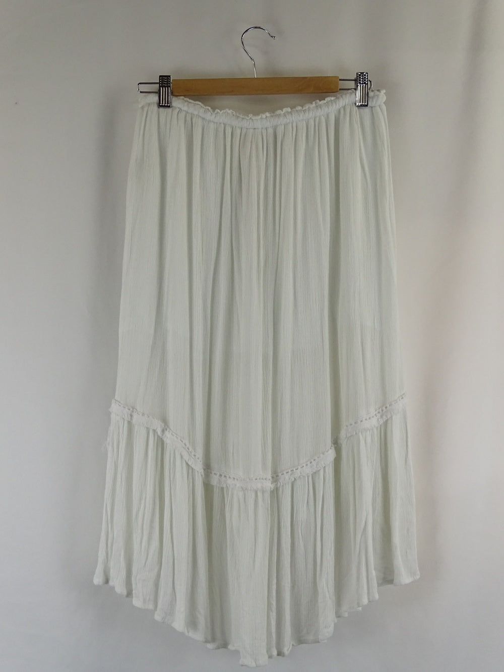 Isle Of Mine White Midi Skirt S/M