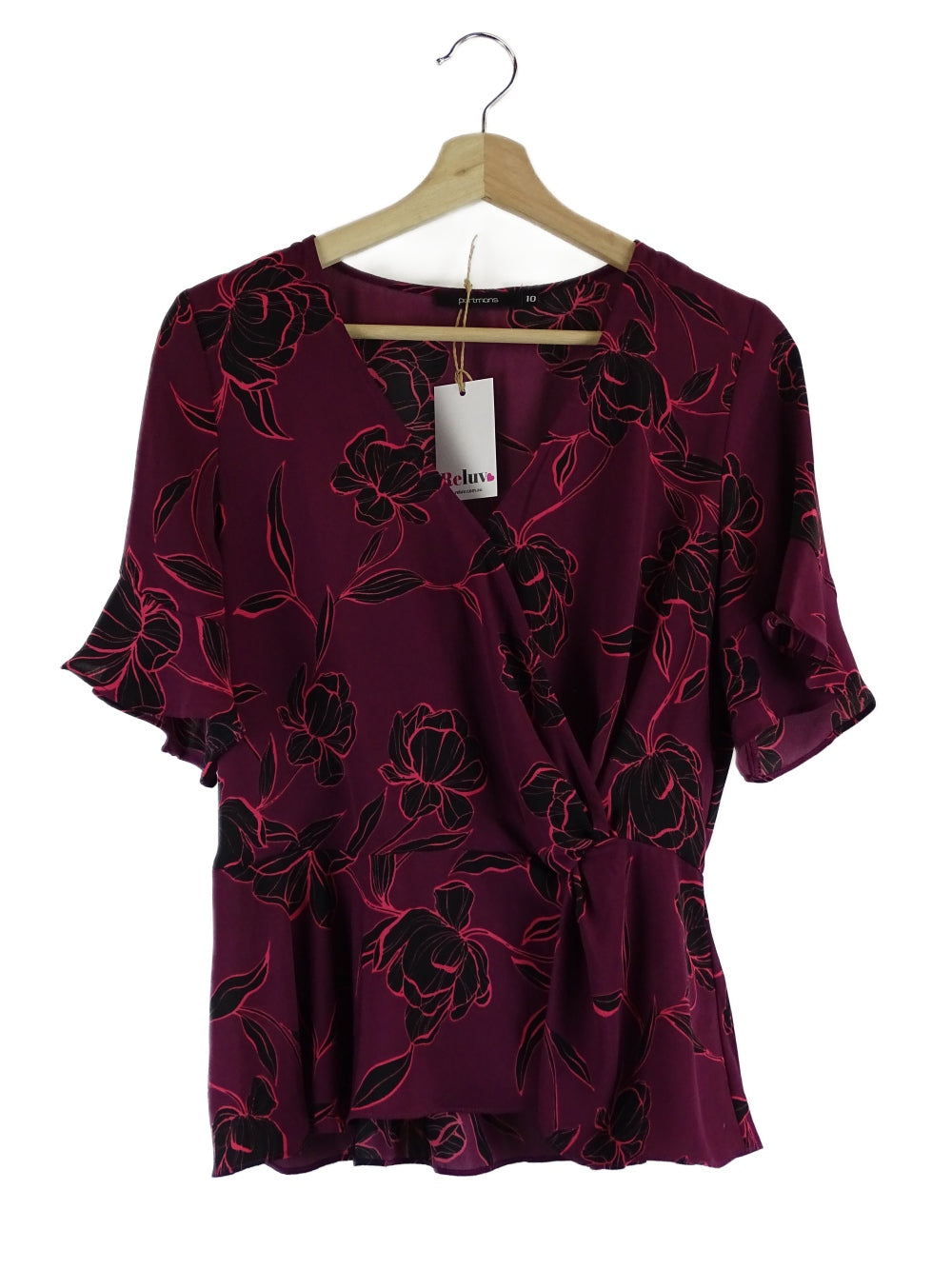 Portmans Purple Floral Top 10