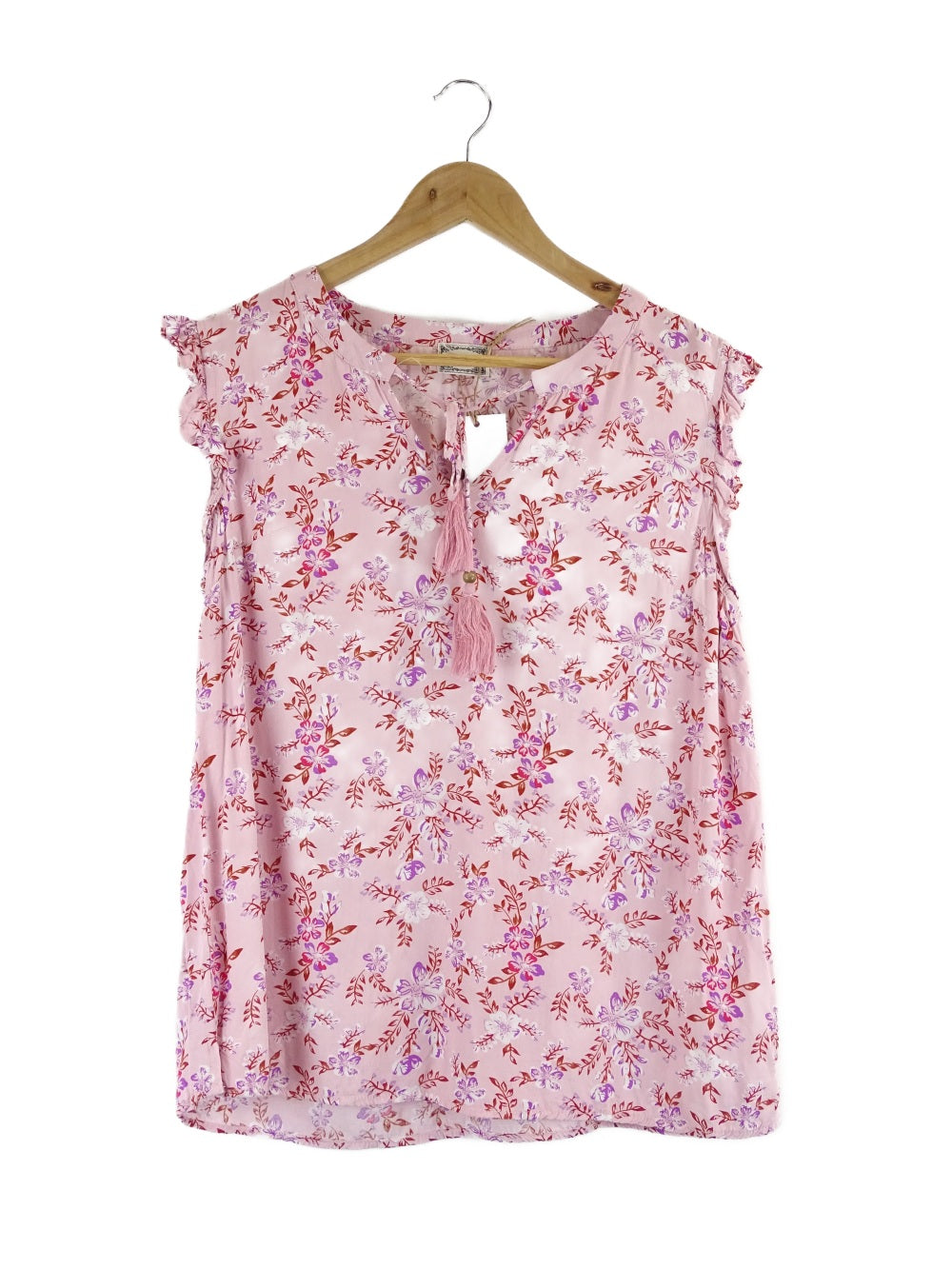 Sanctum Pink Floral Top M