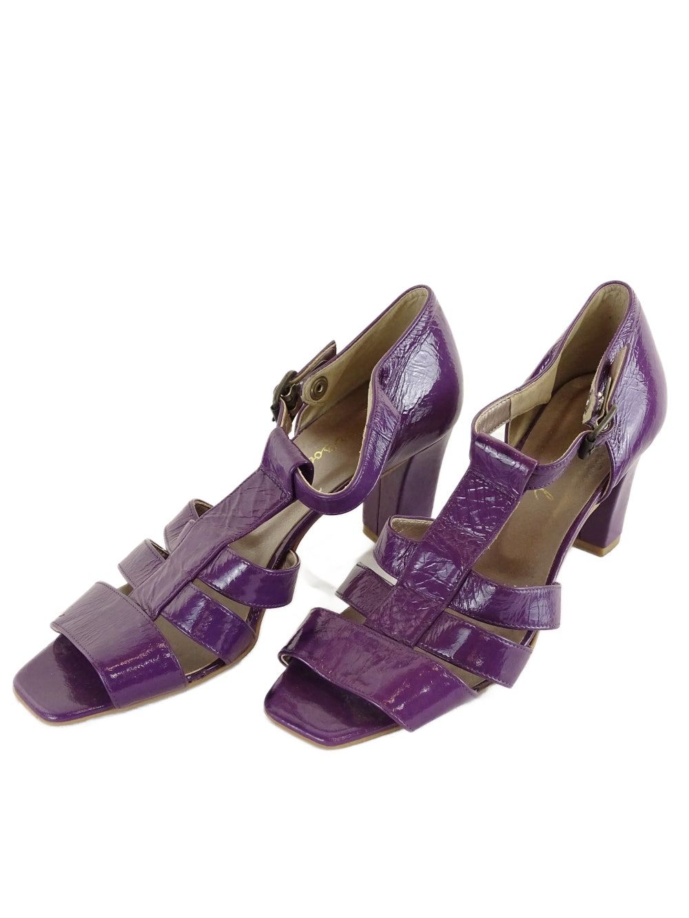 Lover Soul Purple Strap Heels AU/US 7 (EU 38)