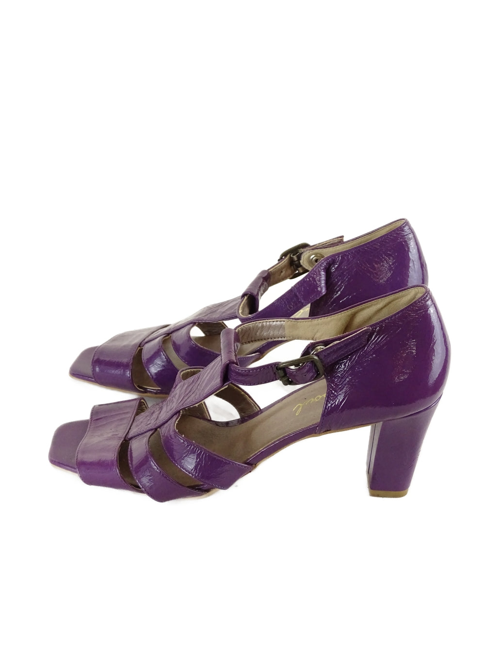 Lover Soul Purple Strap Heels AU/US 7 (EU 38)