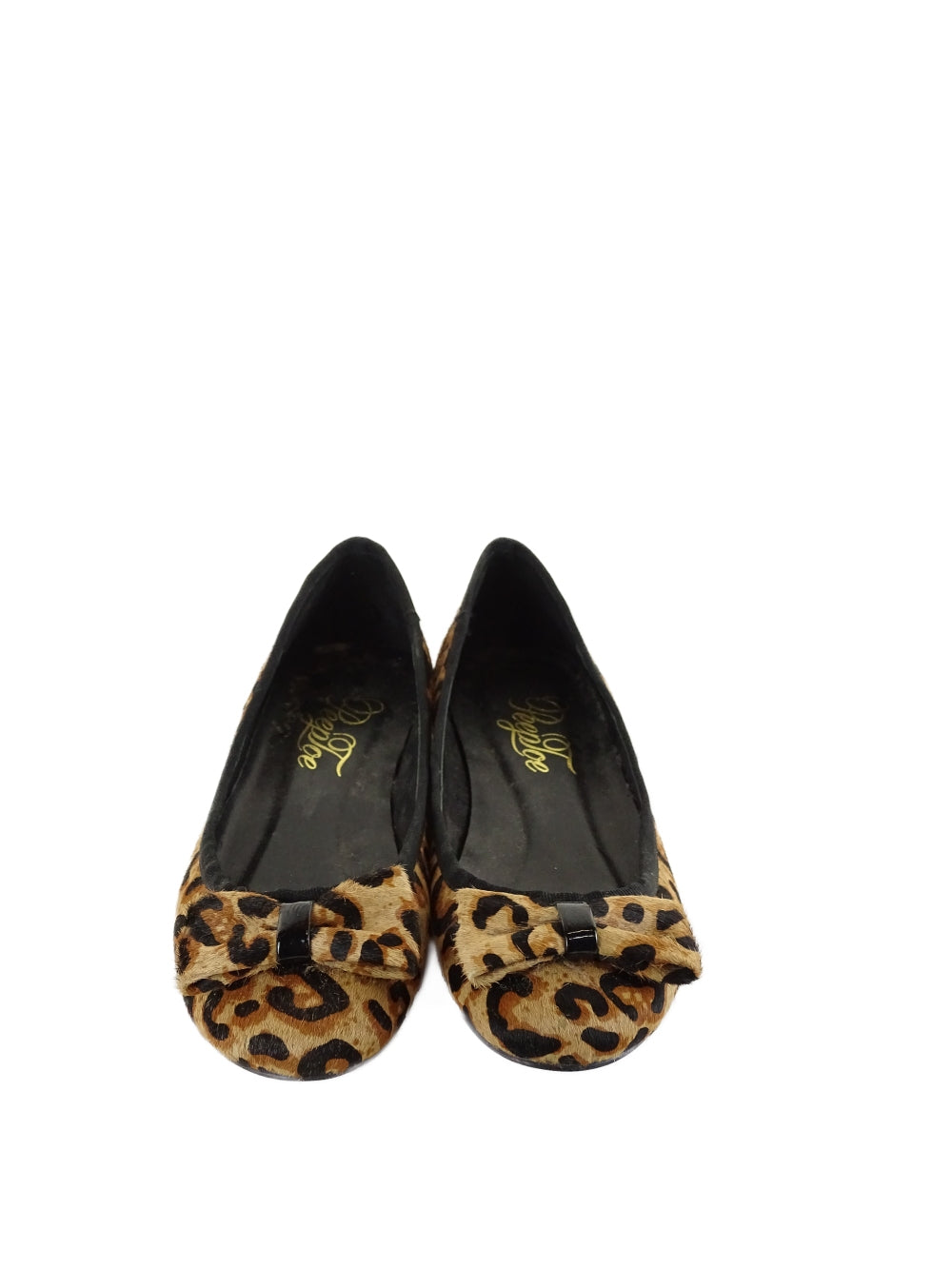 Peep Toe Cheetah Print Ballet Flats AU/US 6 (EU 37)